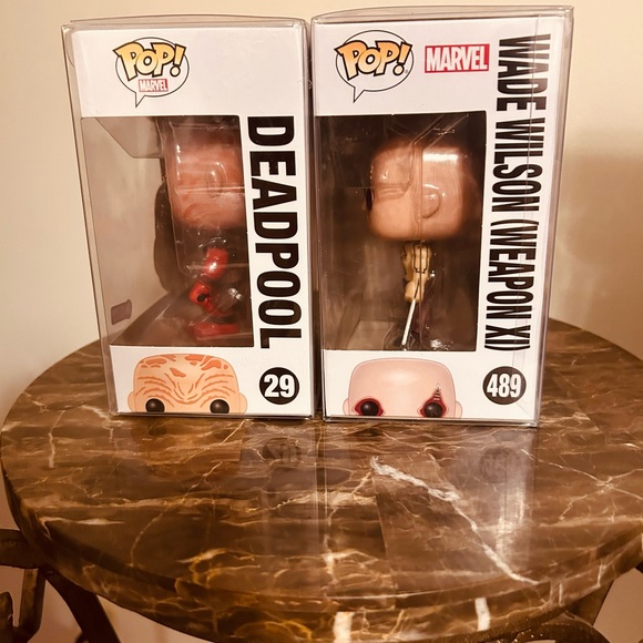 Funko Pop! Marvel Deadpool #29 & Wade Wilson Weapon XI #489 PX Previews Exclusi… - Picture 2 of 6